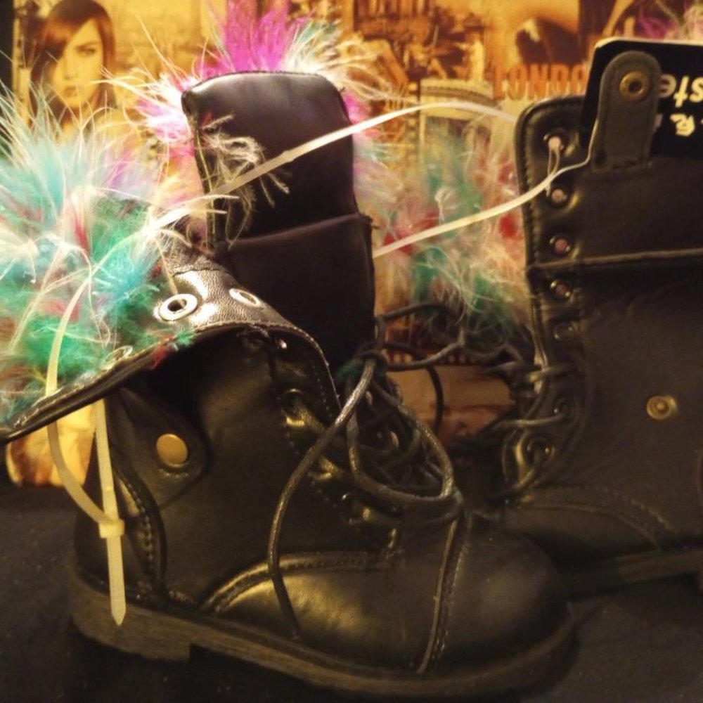 EpicStep Feathered Combat Boots